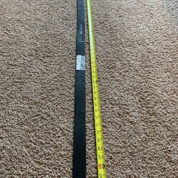 Harley-Davidson Men's XL 42/44 Embossed Genuine Leather Belt, Black New - Picture 9 of 9